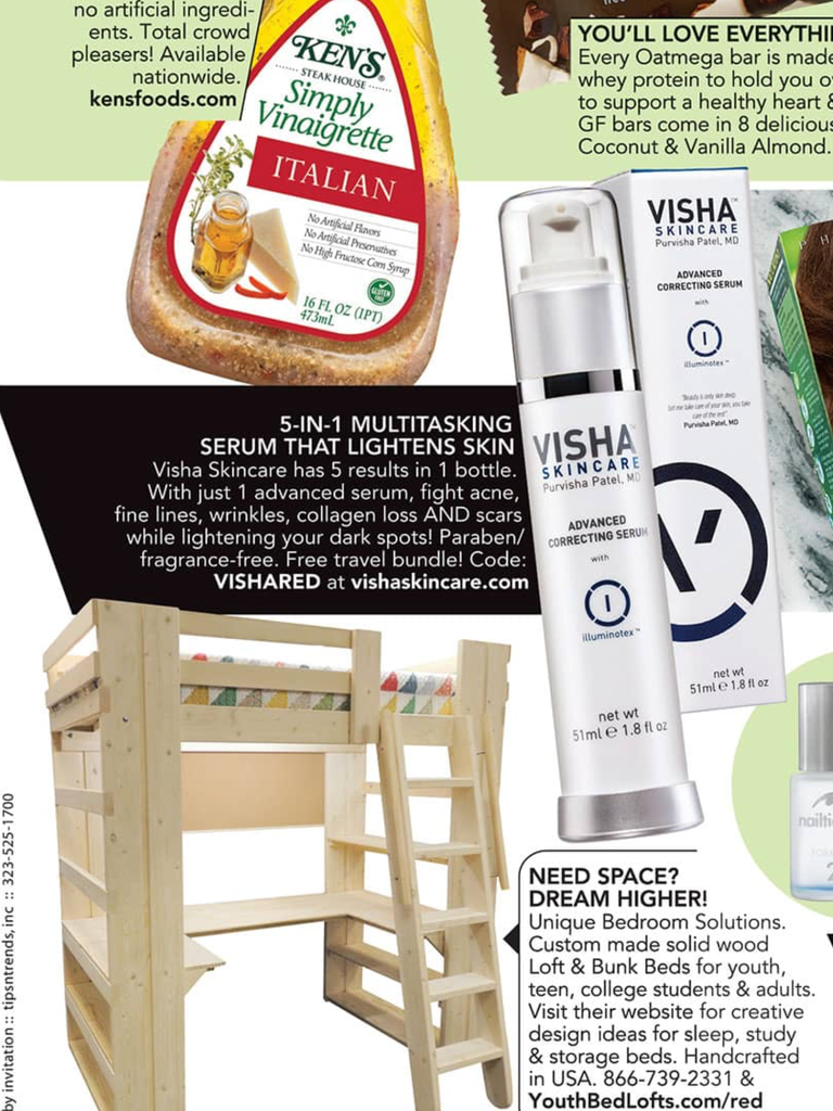 Visha Skincare Graces the Pages of Redbook