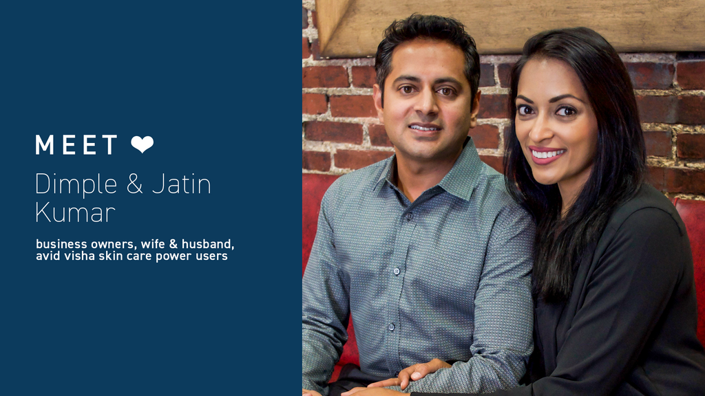 Visha Skincare Power Couple: Meet Dimple and Jatin